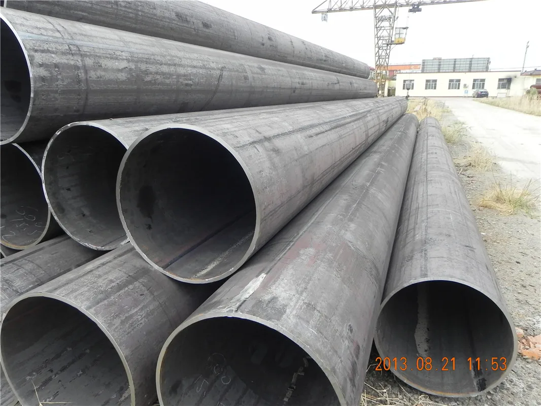 Large Diameter LSAW round Steel Pipe Welded Steel Pipes For Water Well and Mineral projects manufacture