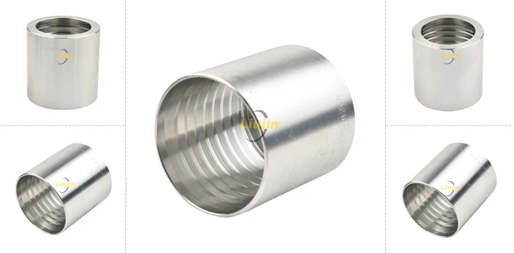 Manufacture custom hydraulic male/female ferrule hose fitting hydraulic hose ferrule