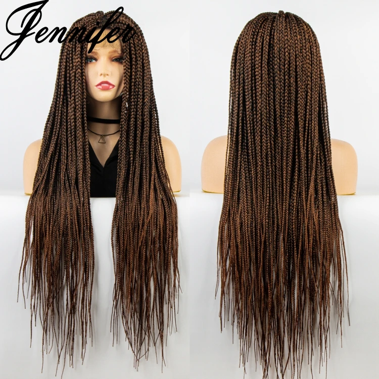 Jennifer Synthetic Full Lace Wig Braided Wigs For Black Women Crochet