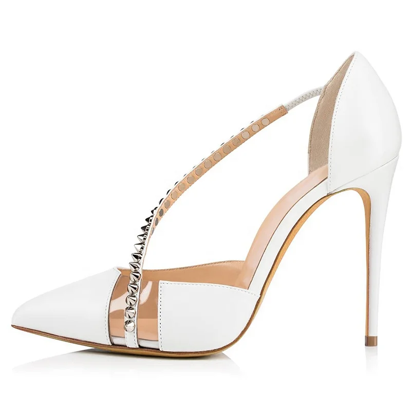 Metal Spike Rivets Stiletto Ladies 