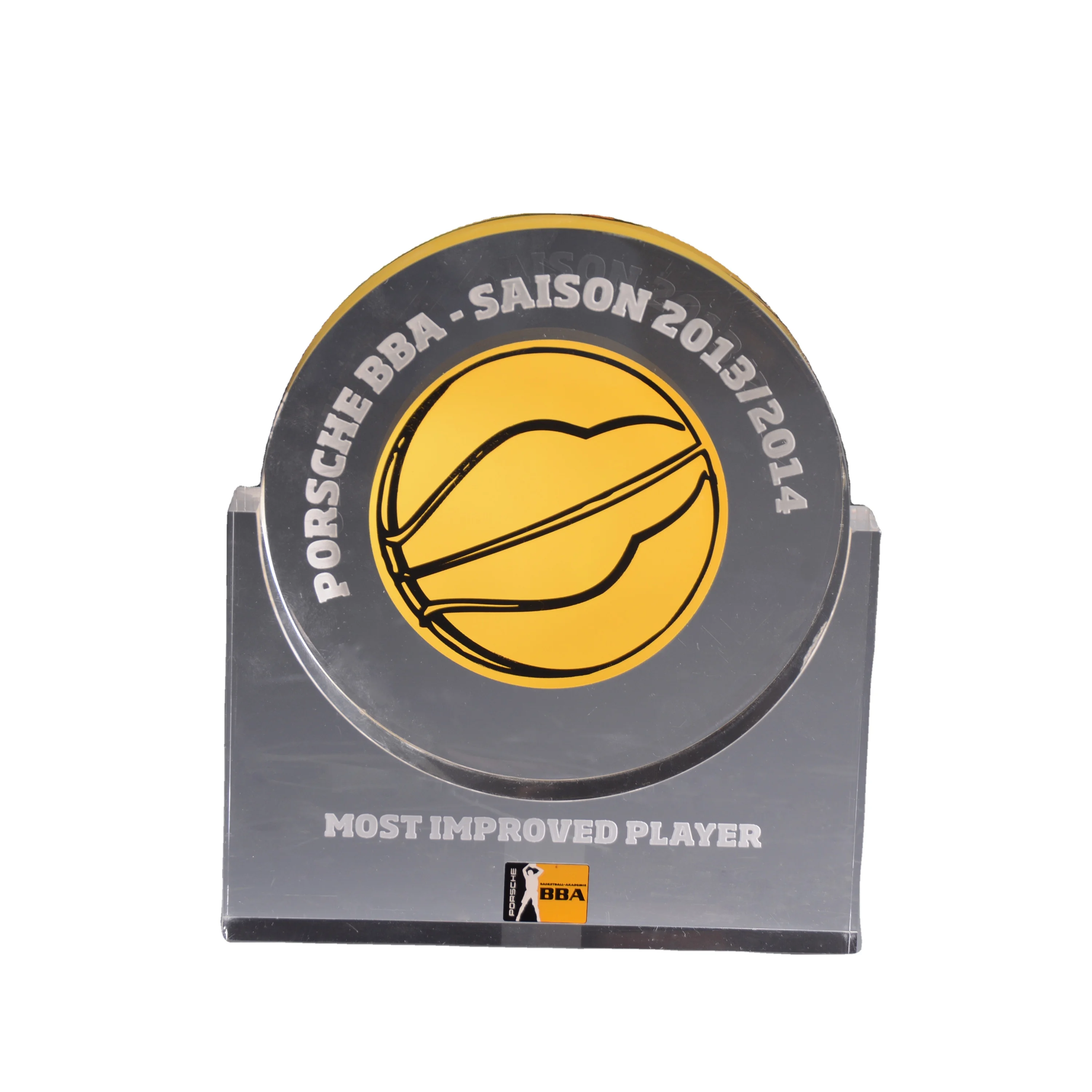 Customized Pattern Acrylic Trophy Sports Award Customized Size  Souvenir Gift Star Award