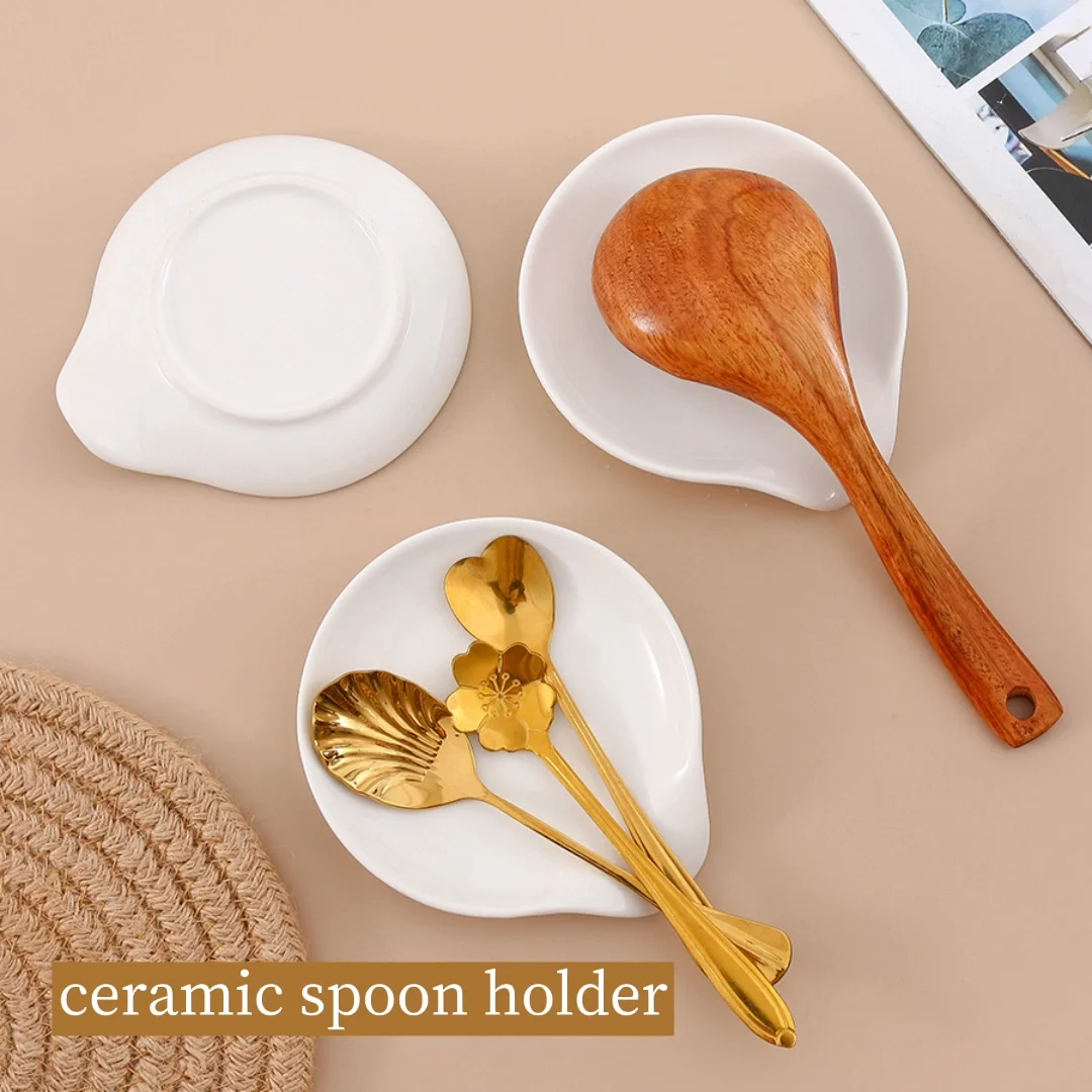 Wholesale Porcelain Cooking Chopstick And Spoon Utensil Holder White