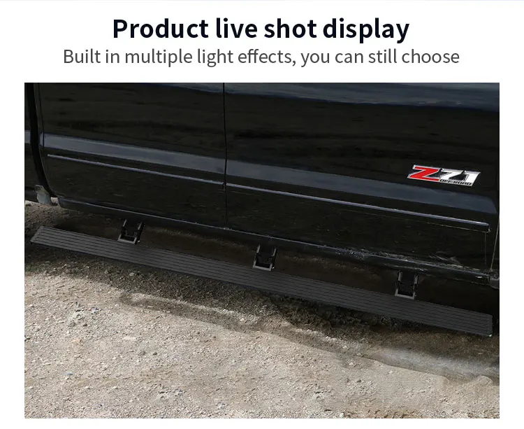 Hot Sale Accessories Aluminium Alloy Power Threshold Electric Side Step for Chevrolet Silverado Sierra Running Board manufacture