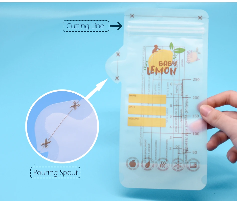 Wholesale Breast Milk Storage Bag 100 Bpa Free Storage Plastic Bag