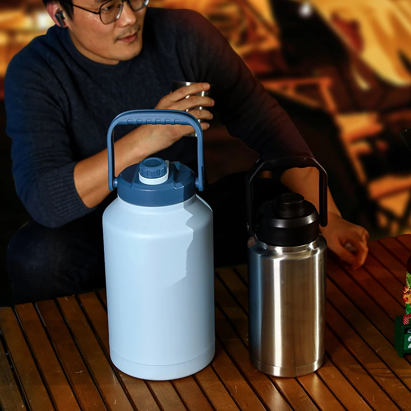 2l water bottle glass 2 L / 64 ozitre Water Bottle Glass with Straw main image 0