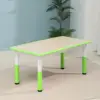 Green wood grain table