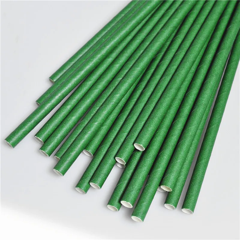 Wholesale Eco Friendly Biodegradable Disposable Black Paper Straws