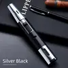 silver black