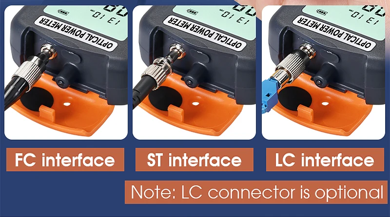 COMPTYCO Good price Handheld Fiber Optic Tester A-D7/D5 OPM with LED and RJ45 tester Fiber Optic Equipment Optical Power Meter manufacture