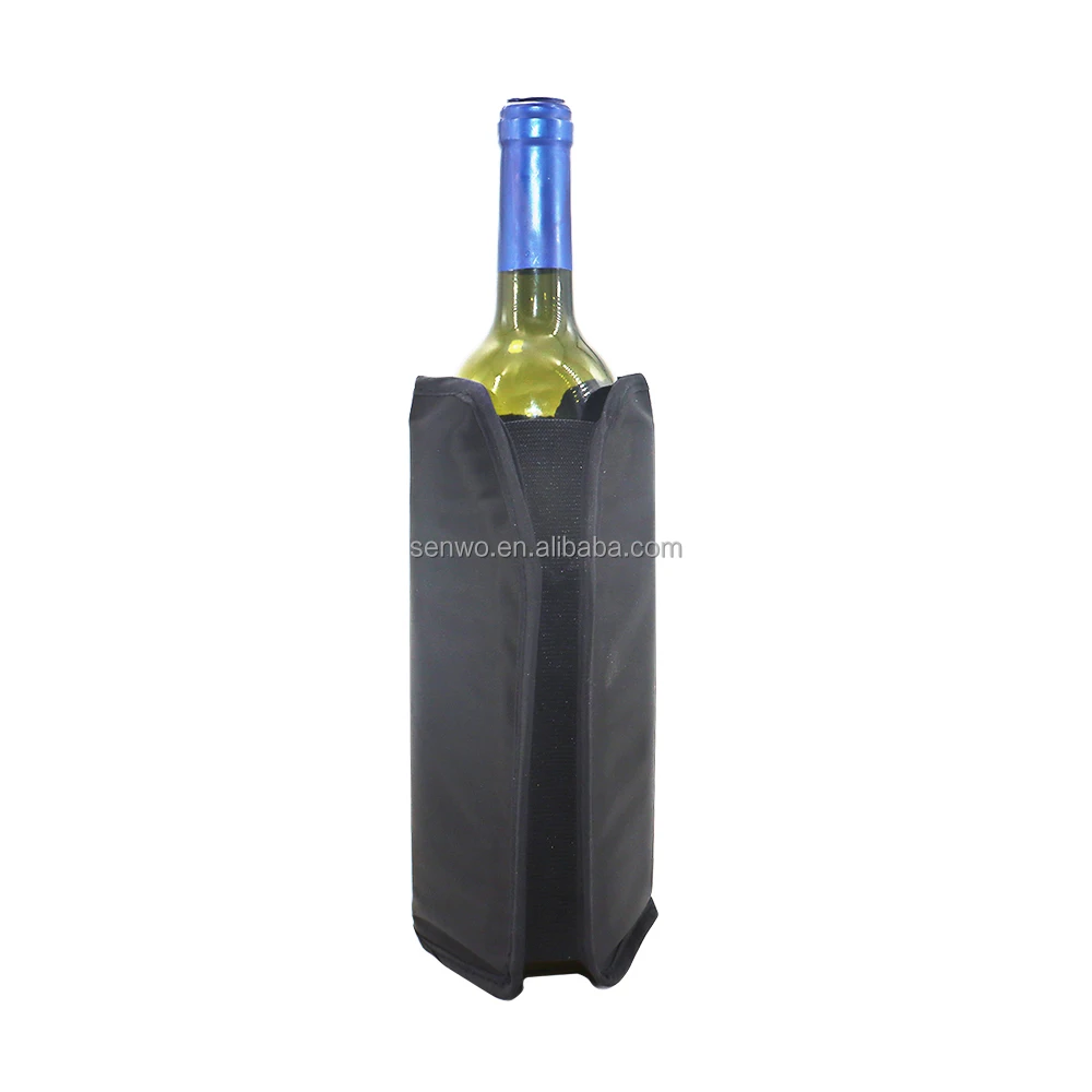 Factory Cooling Customized Printing Gel Bottle Cooler for Beerwine and Wine Bottle Cooler