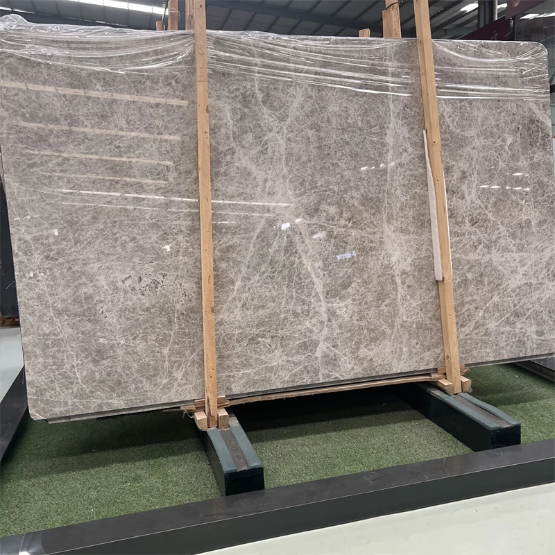 product hot selling northern lights marble slabs for interior wall and floor tiles projects polished grey marble dining table-2