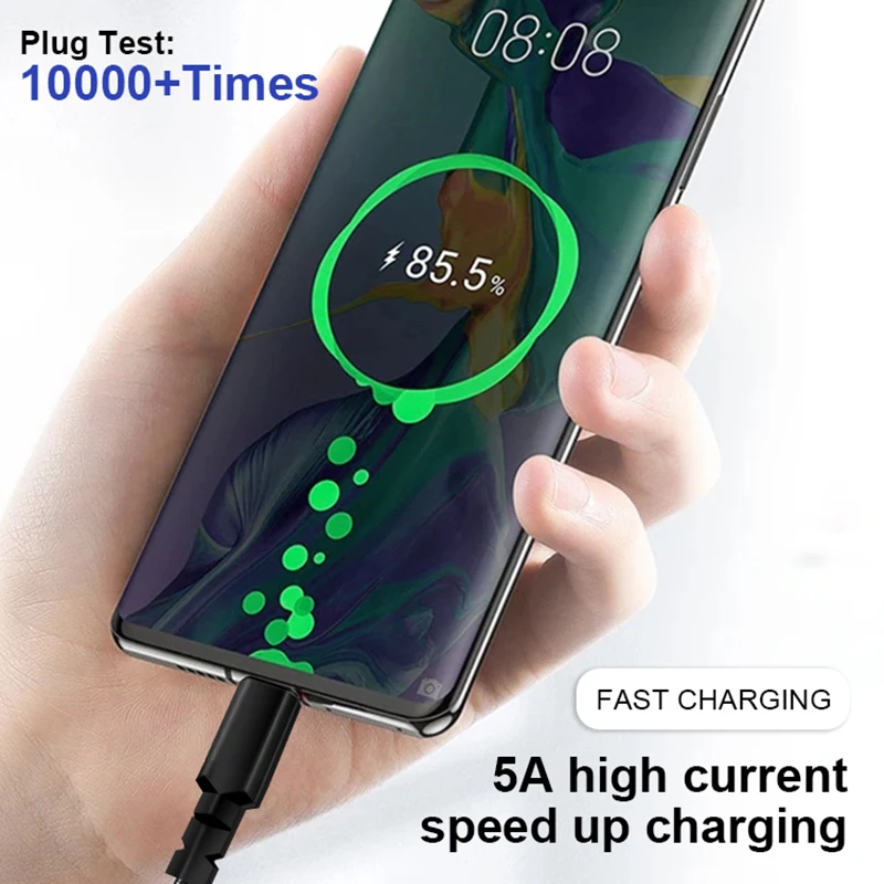Fast 100w Type C Data Cable Fast Charging 5A Cable C To C Charger Cables For Macbook Phone