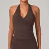 Vest- Brown