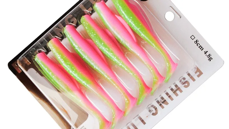 Lost Creek Pro Swim Paddle Tail Soft Swimbait - Shad, 3-4/5in - Shad
