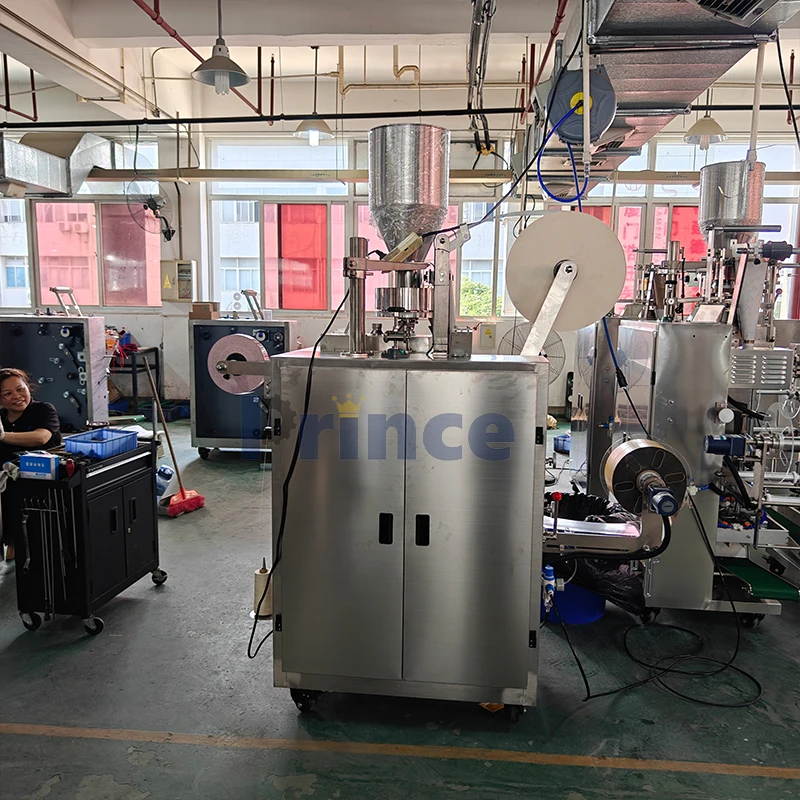 High Speed Inner and Outer Tea Bag Filling Sealing Pack Manufacturing Machine Sachet Square Tea Bags Packing Production Machine