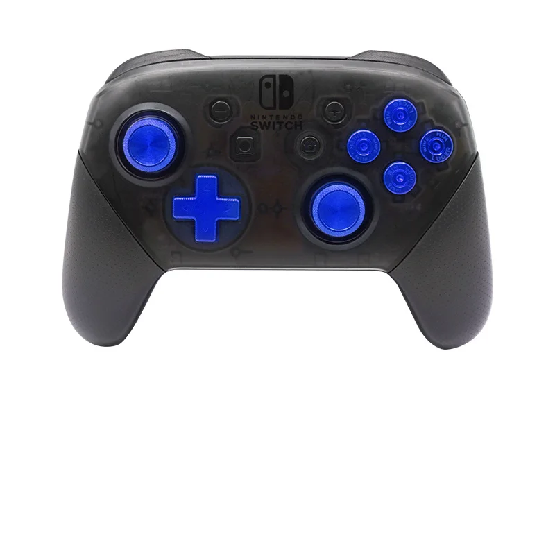 Laudtec LX327 Controlador inalámbrico placa luminosa con tecla cruz pequeña botón con tapa de joystick Para switch pro  