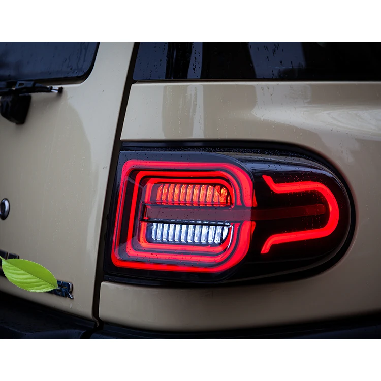DKモーションカー スモークDRL LEDテールランプ リアランプ トヨタFJ