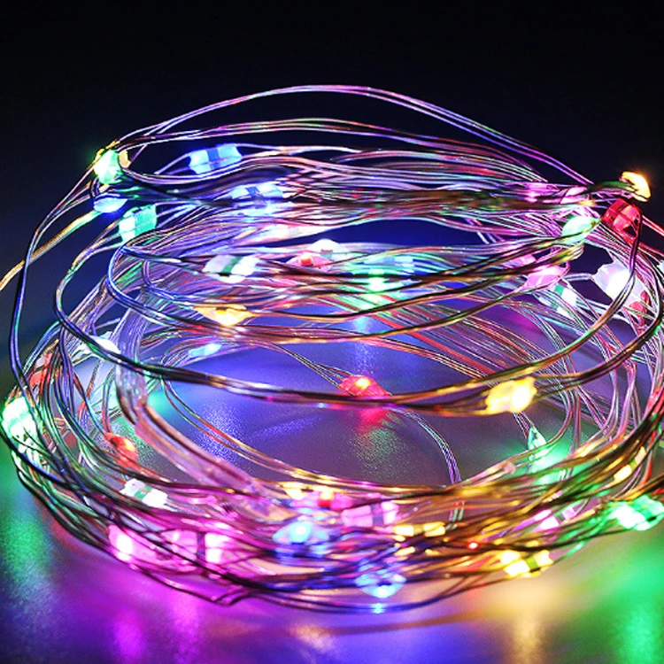 Hot Sale 1m 10leds/2m 20leds/3m 30leds Fairy String Lights Cr2032 ...