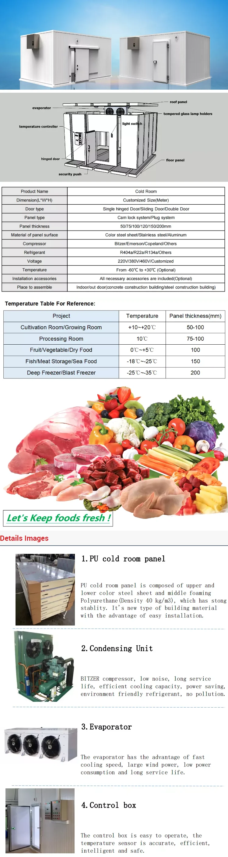 40ft Cold Storage Refrigerator Container Large Freezer For Sale Buy