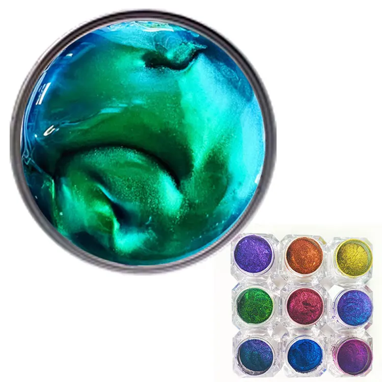 Brand Mcess FREE SAMPLES Optical Variable Ink Red to Golden Ink Chameleon Pigment Powder Heat Resistant Printing Pigment