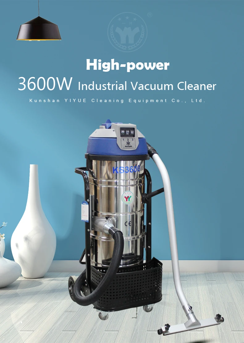 3.6kw Single Phase Industrial Vacuum Cleaner Machine To Clean Up All