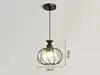 Lustre noir à une tête