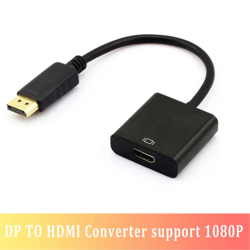 DisplayPort to hdmi  Adapter DP to hdmi Converter Male to Female Gold Plated HDMI Female Converter Cable