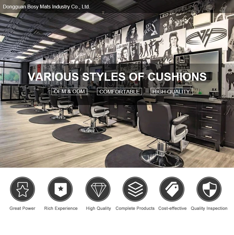 Wholesale Hairdressing Barber And Beauty Salon Mat Barber Salon Anti