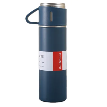 Customizable Logo 500ml Stainless Steel Insulated Vacuum Mug Portable Sports Style Coffee Cup for Business Gifts for Office