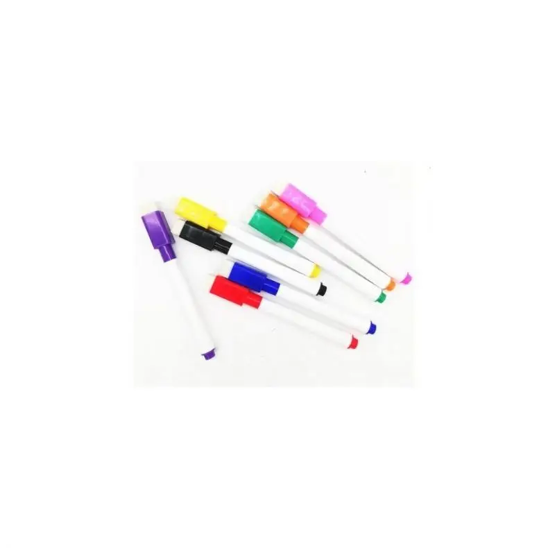 Wholesaler 4 colors odorless dry erase bullet tip whiteboard marker pen with custom logo for school and office stationery