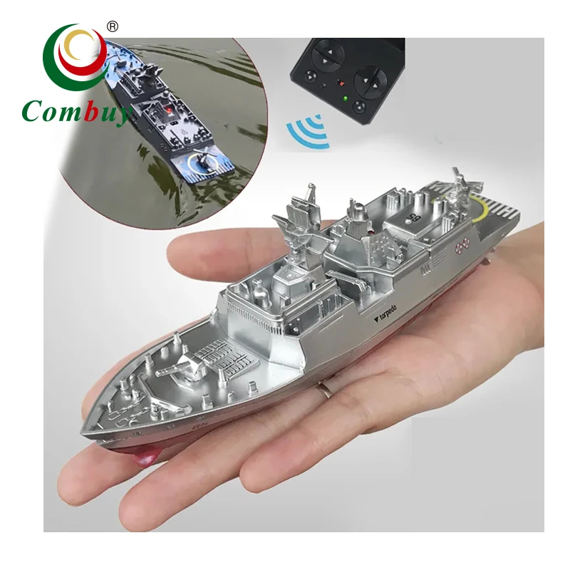 Rc Military Boat Micro RC Boat Military Remote Control Ship Speed