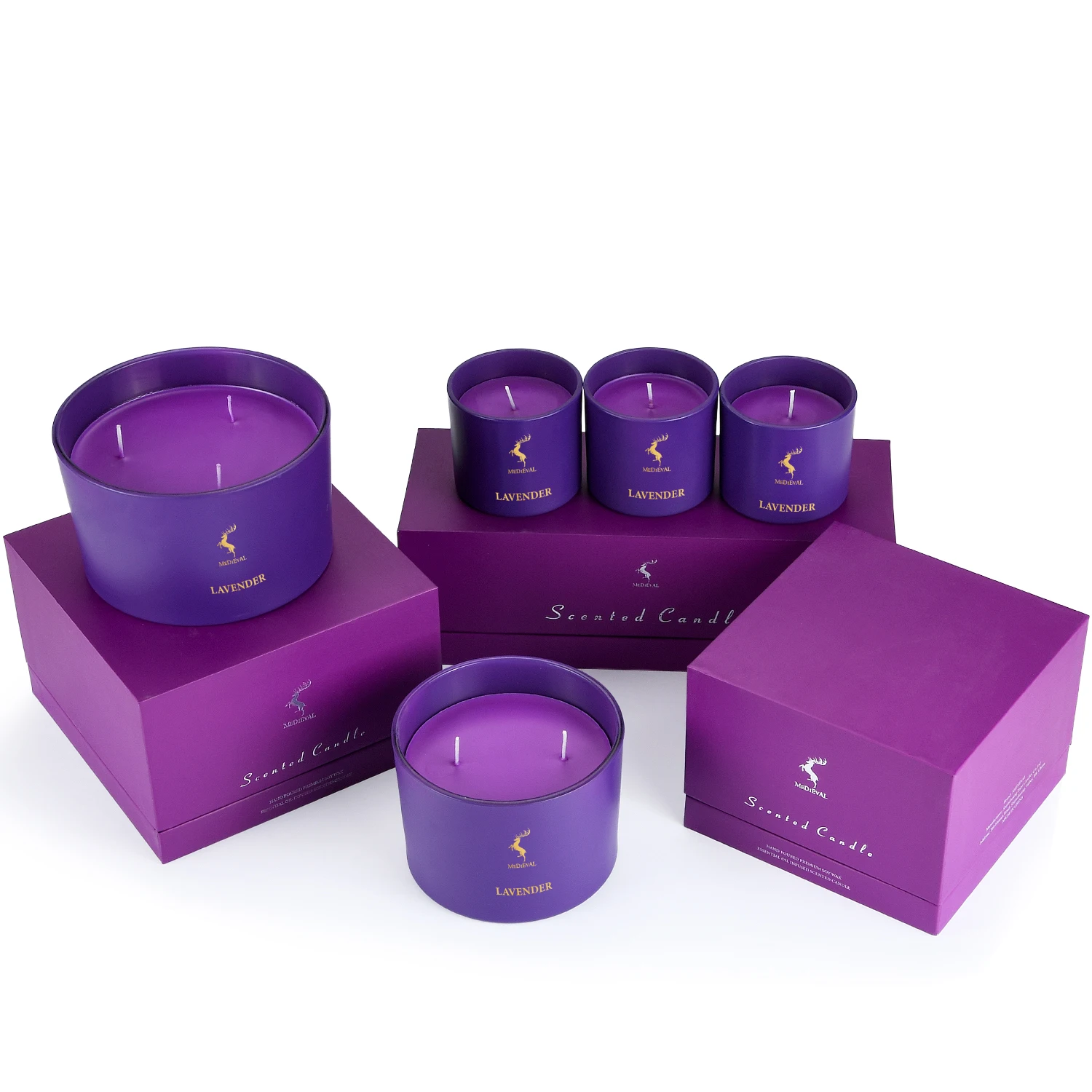 Luxury Scented Candles Gift Set Personalized Soy Wax Fragrance Candles ...