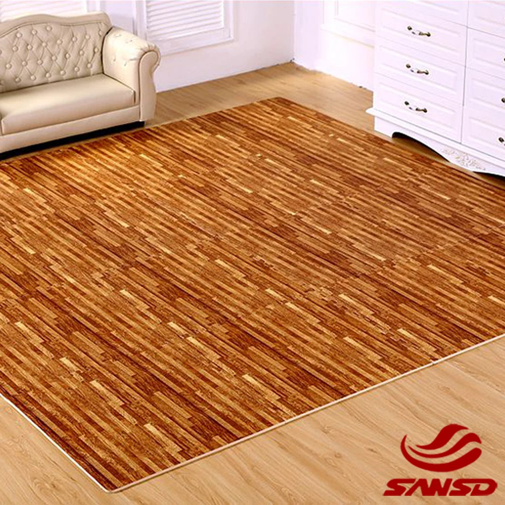 Printed Wood Grain Foam Play Mat Thick Eva Foam Puzzle Floor Mat Interlocking Floor Tiles For