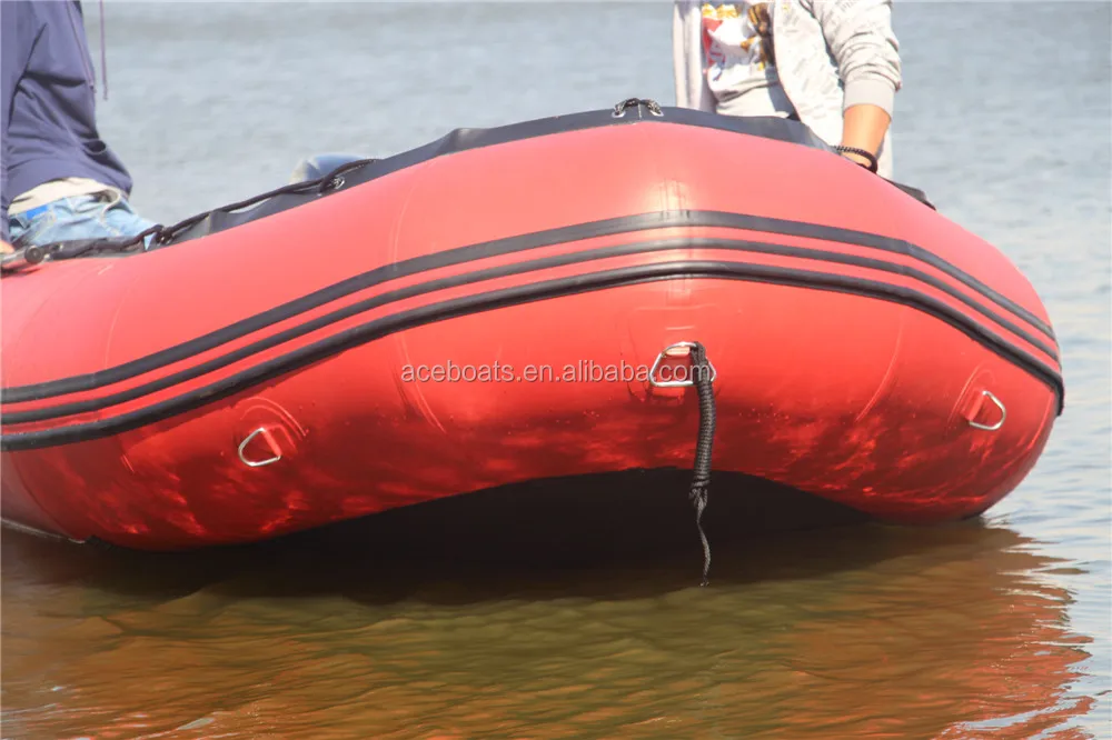 Factory Direct CE Inflatable Boat Fishing Dinghy Hypalon or Pvc Material  Removable Aluminum Floor for Sale