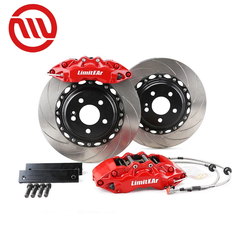 New Custom LOGO Car Brake Calipers 9040 6 Pot Big Caliper Rotor Kit for Honda Ciciv Accord Odyssey Ciimo Big Brake Kit