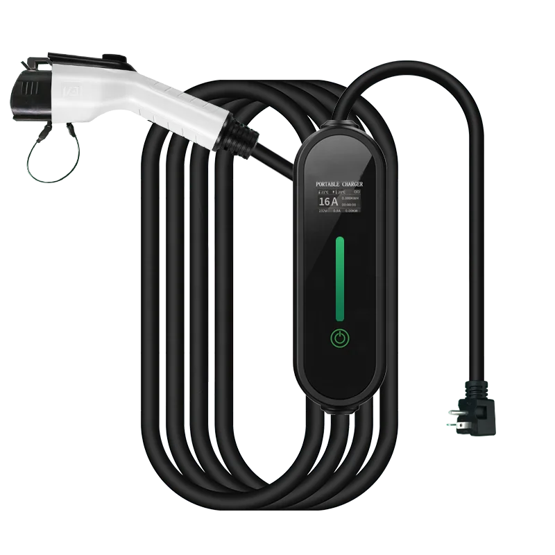 Level 1 Ev Charger 3.3kw 3.5kw 7kw 16a Sae J1772 Iec Type 1 Portable Ev