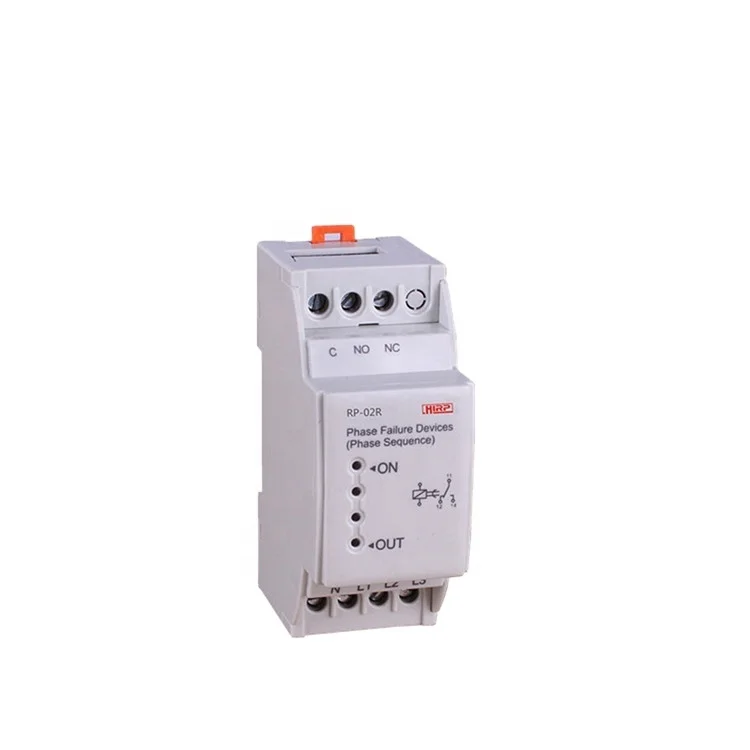 RP-02R 3 Phases Power Failure Alarm System  Relay Sequence Control Relays Phase Monitoring Relay