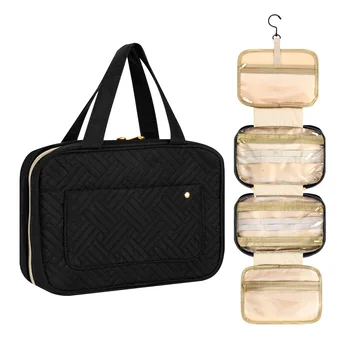 Travel Toiletry Bag for Women Large Capacity Travel Essentials Organizer Hanging Makeup Case for Accessories Cosmetics oiletries
