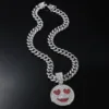 Ciondolo in argento + catena cubana da 50 cm