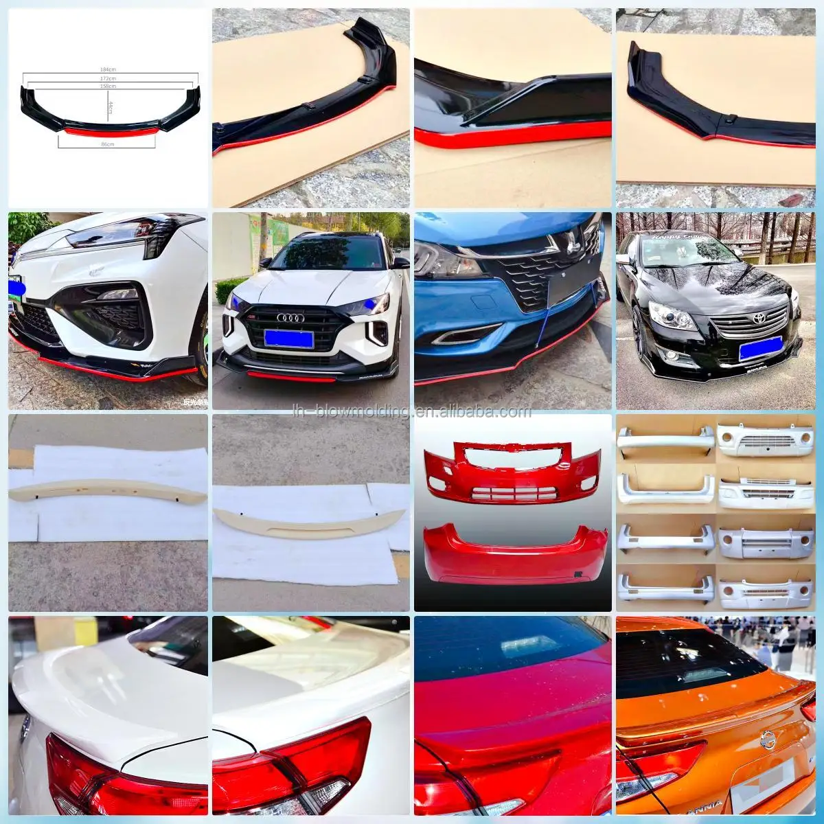 Rear Spoiler Wing Extrusion Blow Molding Machine Frontrear Bumper Abs