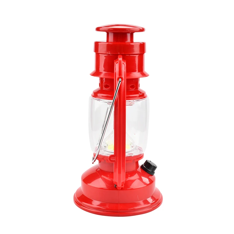 Red Led Camping Lights Camp Lantern Outdoor Rechargeable Portable Waterproof Brown Body Lamp