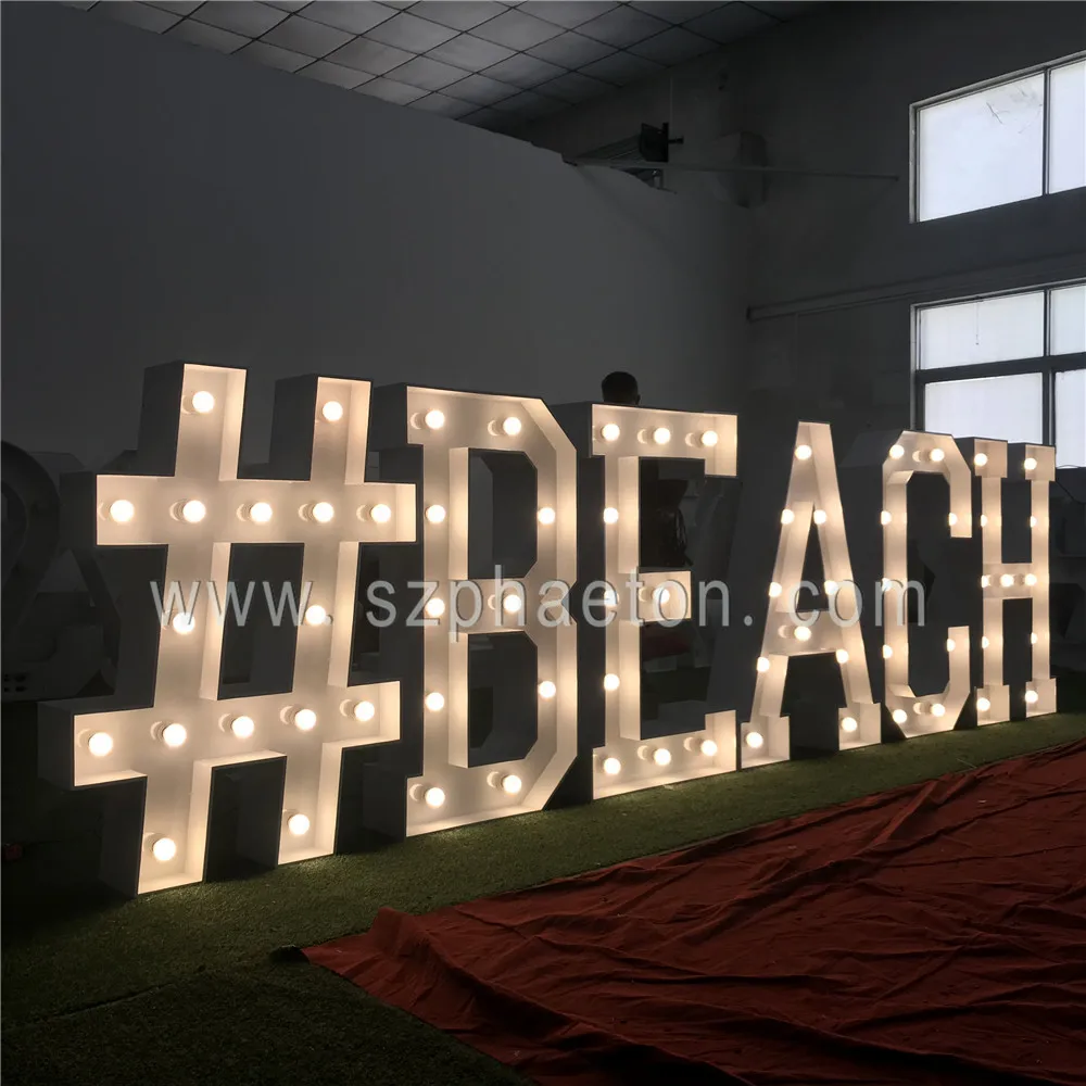 Lettre Lumineuse Z Géante 4FT (122cm) - Décoration Fête Anniversaire Mariage LED