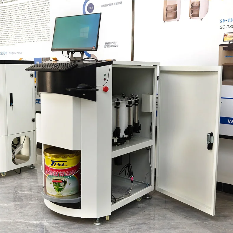 Paint Equipment  Computerized Paint Color Mixing Machine and Shaker for Paint Mixer Machine