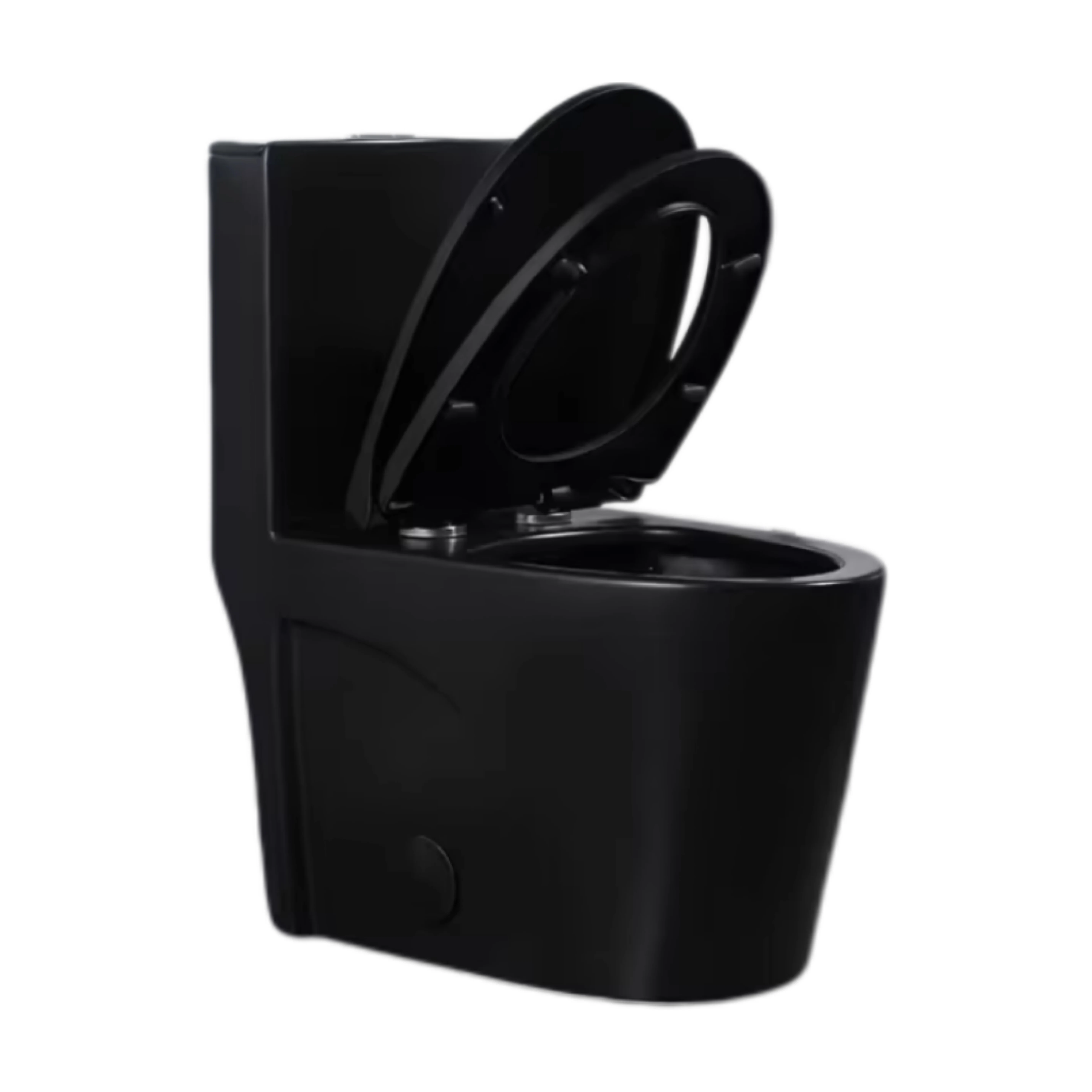 Black bathroom water closet UPC certified american style siphonic toilet bowl bathroom ceramic one piece toilet supplier