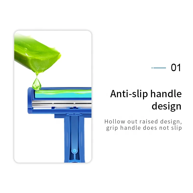 Безопасная бритва для тела, одноразовая бритва с двойным лезвием для путешествий