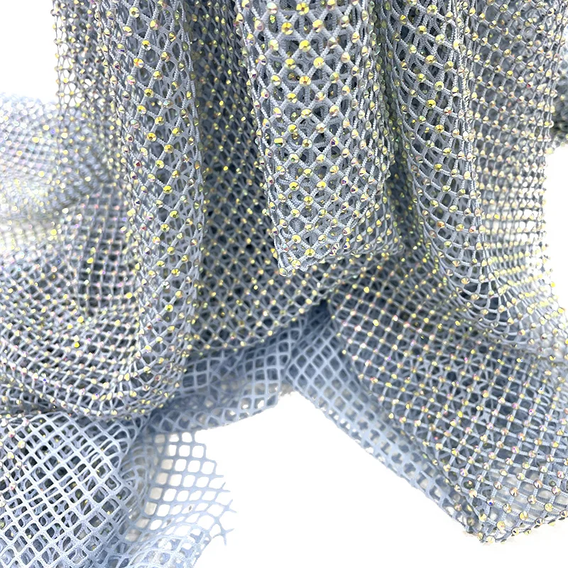 2 Yards De Strass Cristal 4mm Sur Filet Blanc – Largeur 3/4 Pour Créations DIY