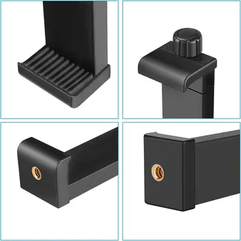 Neewer for iPad Tablet Tripod Mount Adapter Holder 16-23.5 Centimeters Adjustable Clamp for iPad detail image