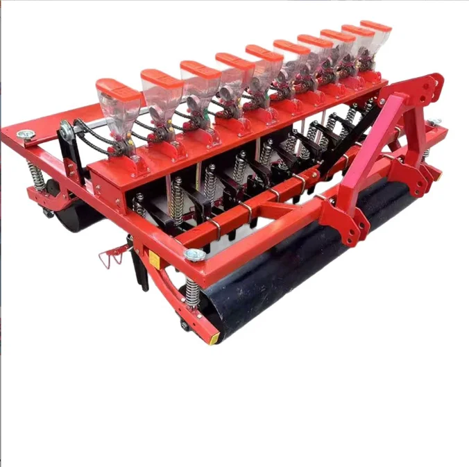 New Hand Push Farming Machine Richi High 1-6 Rows Vegetable Seeder Small  Seeds Planter Corn Sesame Seed Planter Cabbage Seeder