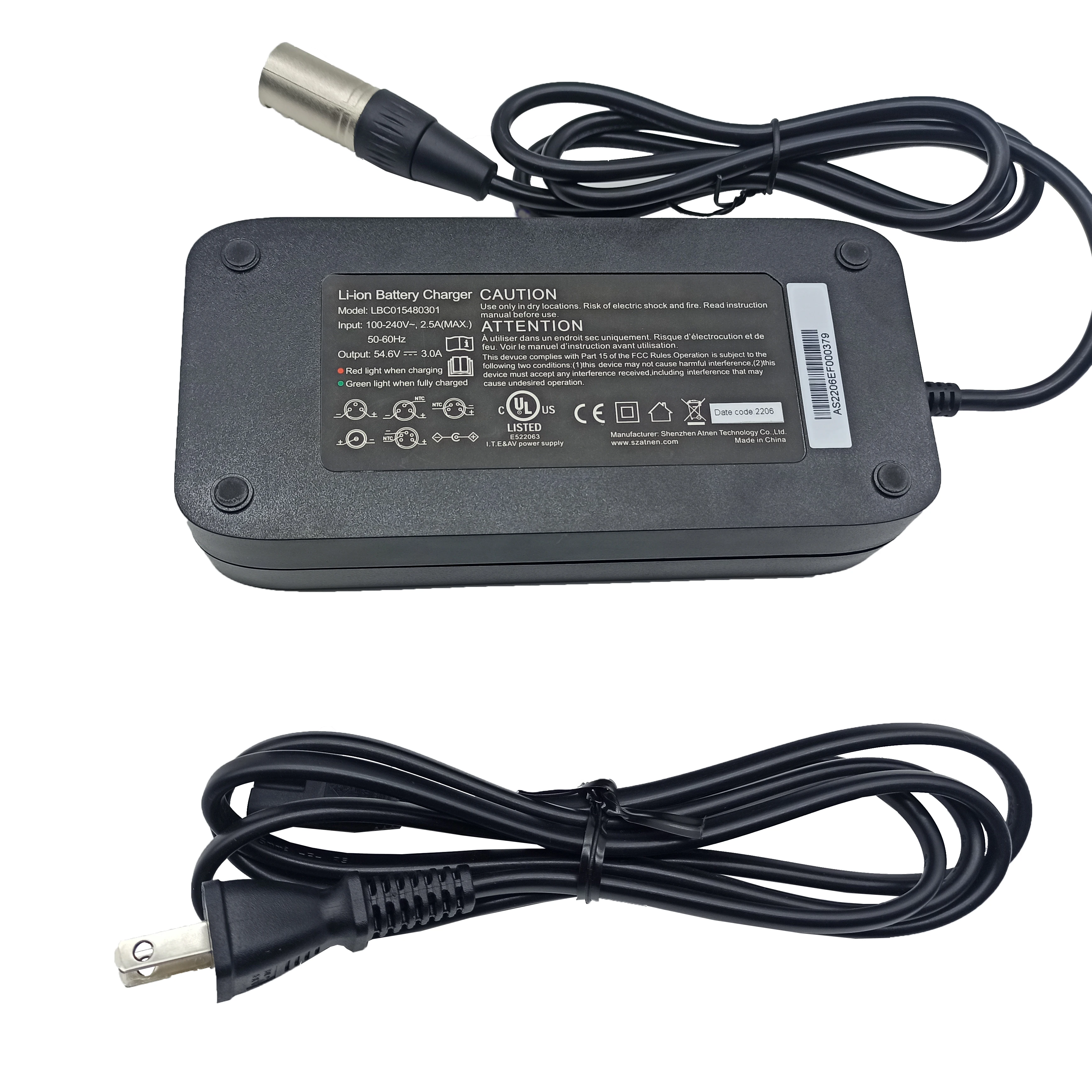 29.4V 5A 7Sリチウムリチウムイオンバッテリー充電器、高速AC電源 