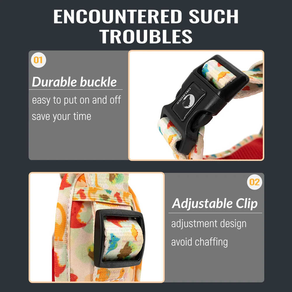 Custom Dog Harness Set Personalized No Pull Dog Harness Leash High Quality Dog Harness Printed